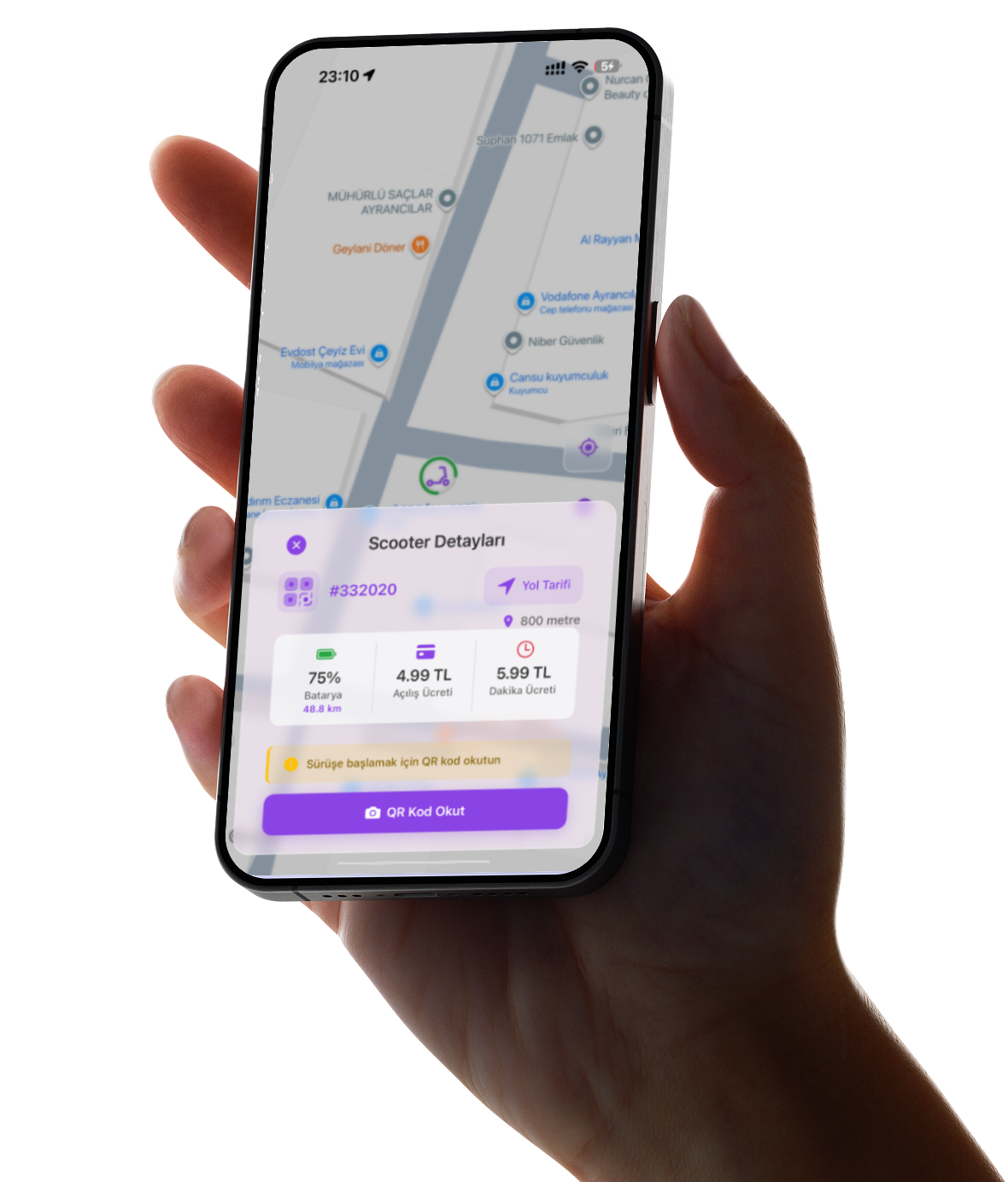 Investment platform interface showing key features